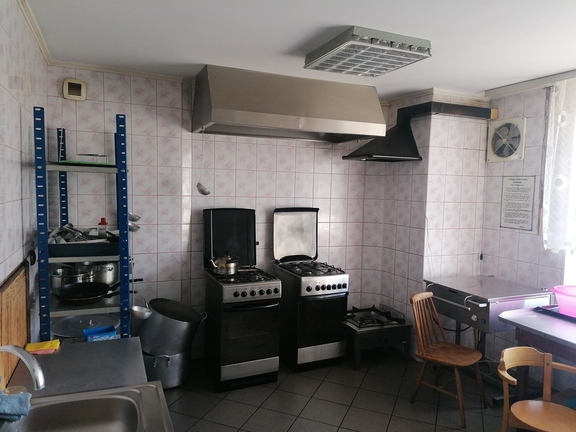 Pomieszczenie kuchni w OSP Radziejowice