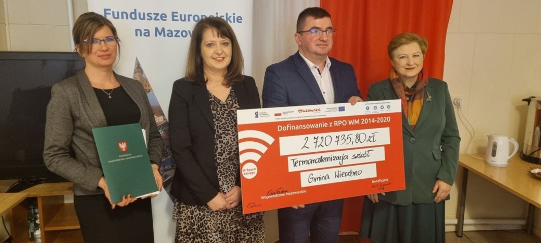 Gmina Wierzbno otrzyma ponad 2,7 mln zł wsparcia w ramach RPO WM 2014-2020