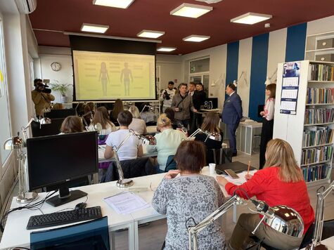 Lekcje języka polskiego dla obywateli Ukrainy organizowane przez MSCDN w Płocku