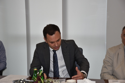 Na zdjęciu Marcin Wajda Dyrektor departamentu Rozwoju Regionalnego i Funduszy Europejskich urzędu marszałkowskiego.