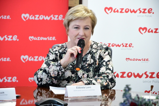 O inwestycji mówi członkini zarządu województwa mazowieckiego Elżbieta Lanc