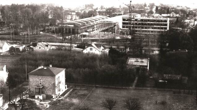 Budowa hali w Grodzisku Mazowieckim. Koniec lat 70. XX