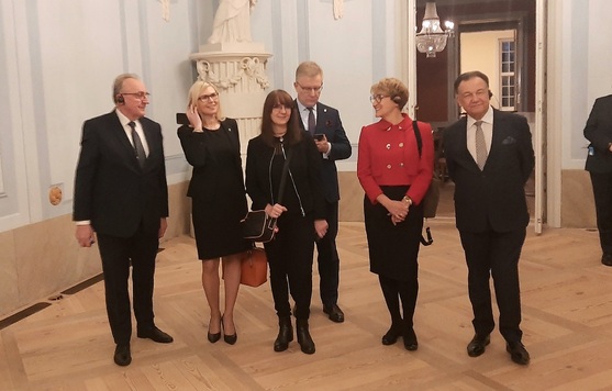 Marszałek Struzik, minister finansów Brandenburgii oraz inni zaproszeni marszałkowie 