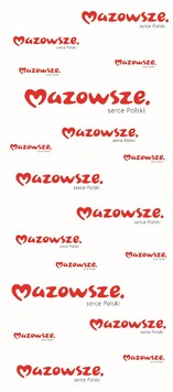 przykładowe rozmieszczenie logo Mazowsze serce polski
