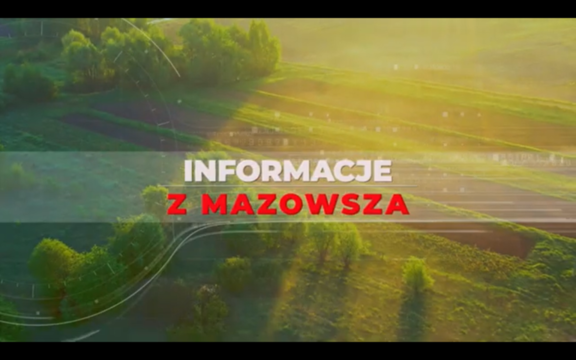 Kadr z programu z nazwą "Informacje z Mazowsza"