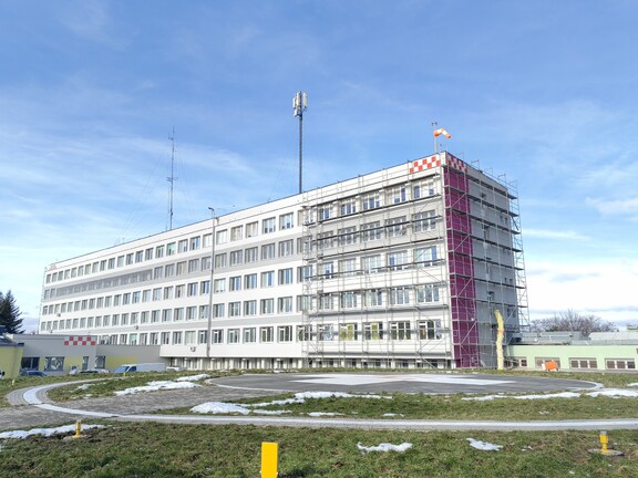 Szpital w Grójcu, widok z zewnątrz