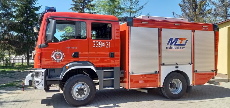 Nowy wóz strażacki OSP Pakosław 