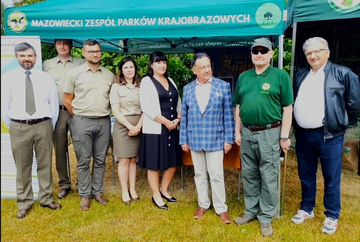Marszałek Adam Struzik i przedstawiciele Brudzeńskiego Parku Kraobrazowego