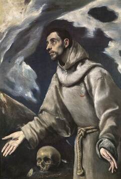 EL Greco. Ekstaza św. Franciszka Siedlce.