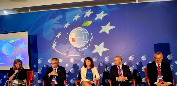 Debata o gospodarce podczas Forum Ekonomicznego w Karpaczu.