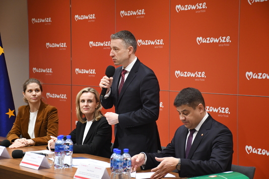 przewodniczący Sejmiku Województwa Mazowieckiego Ludwik Rakowski