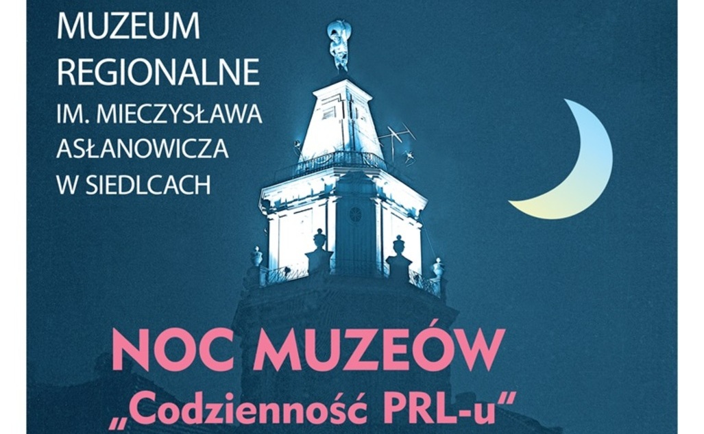 Plakat z programem Nocy Muzeów
